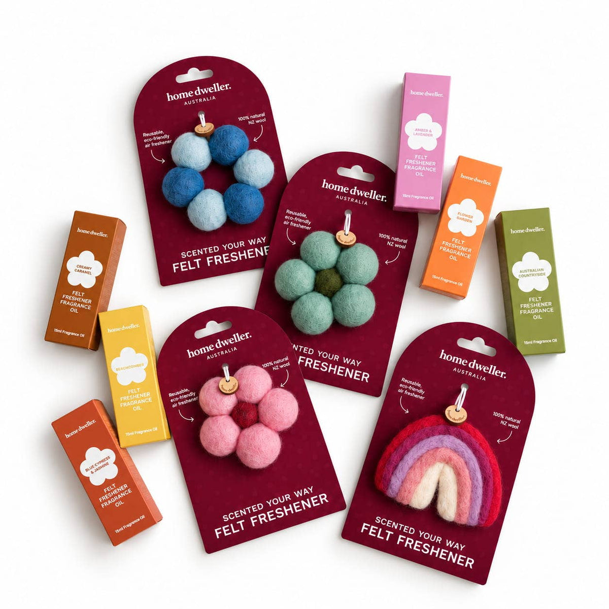 Scented Your Way Felt Freshener - Pink Flower