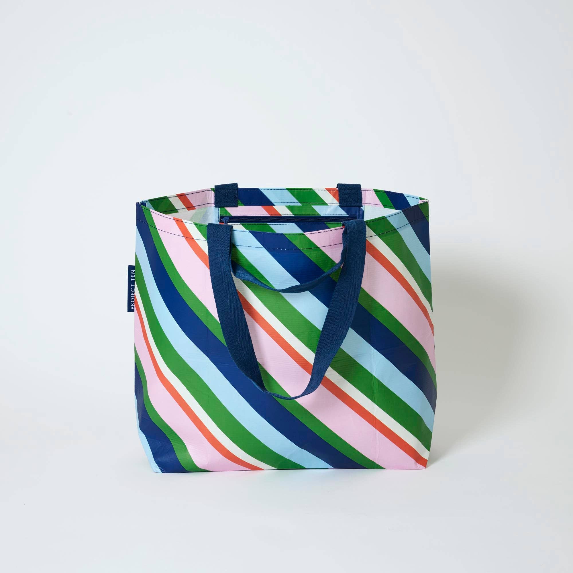 Medium Tote – Rugby Stripe