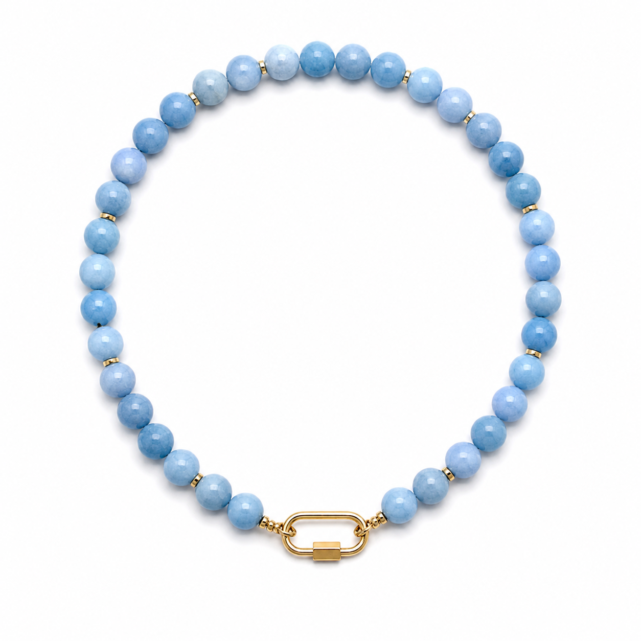 Azure Tide Natural Stone Necklace