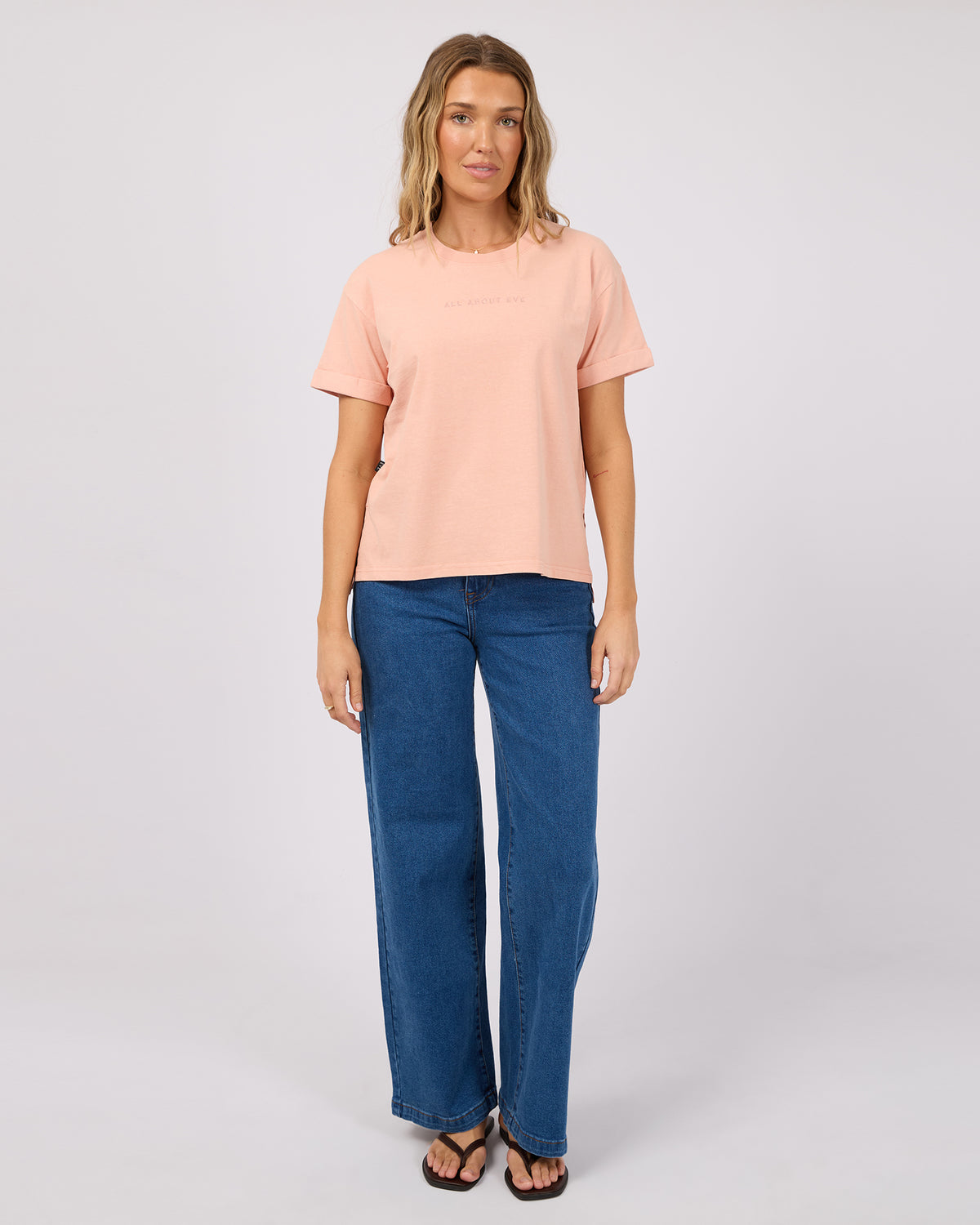 AAE WASHED TEE PEACH