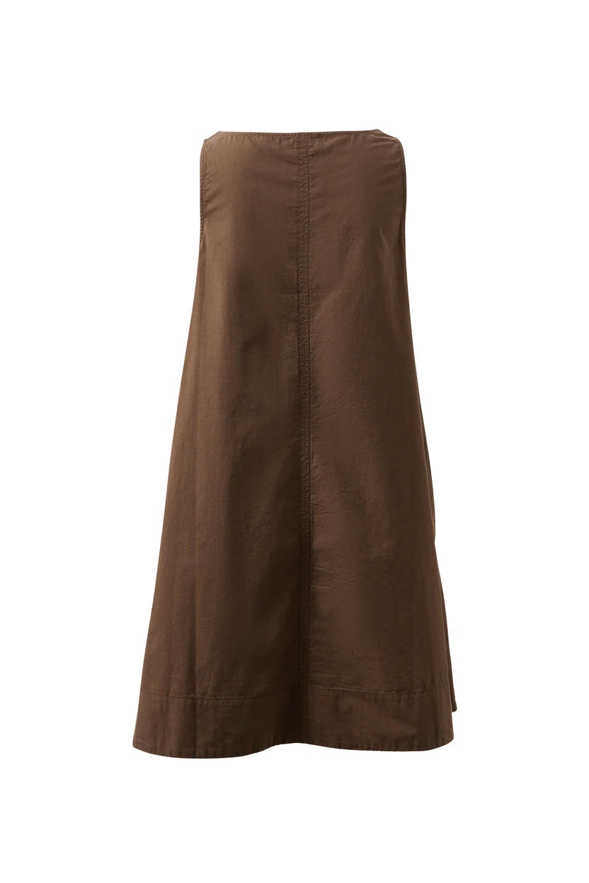 Ceres Life Parker Mini Dress - Brunette Brown