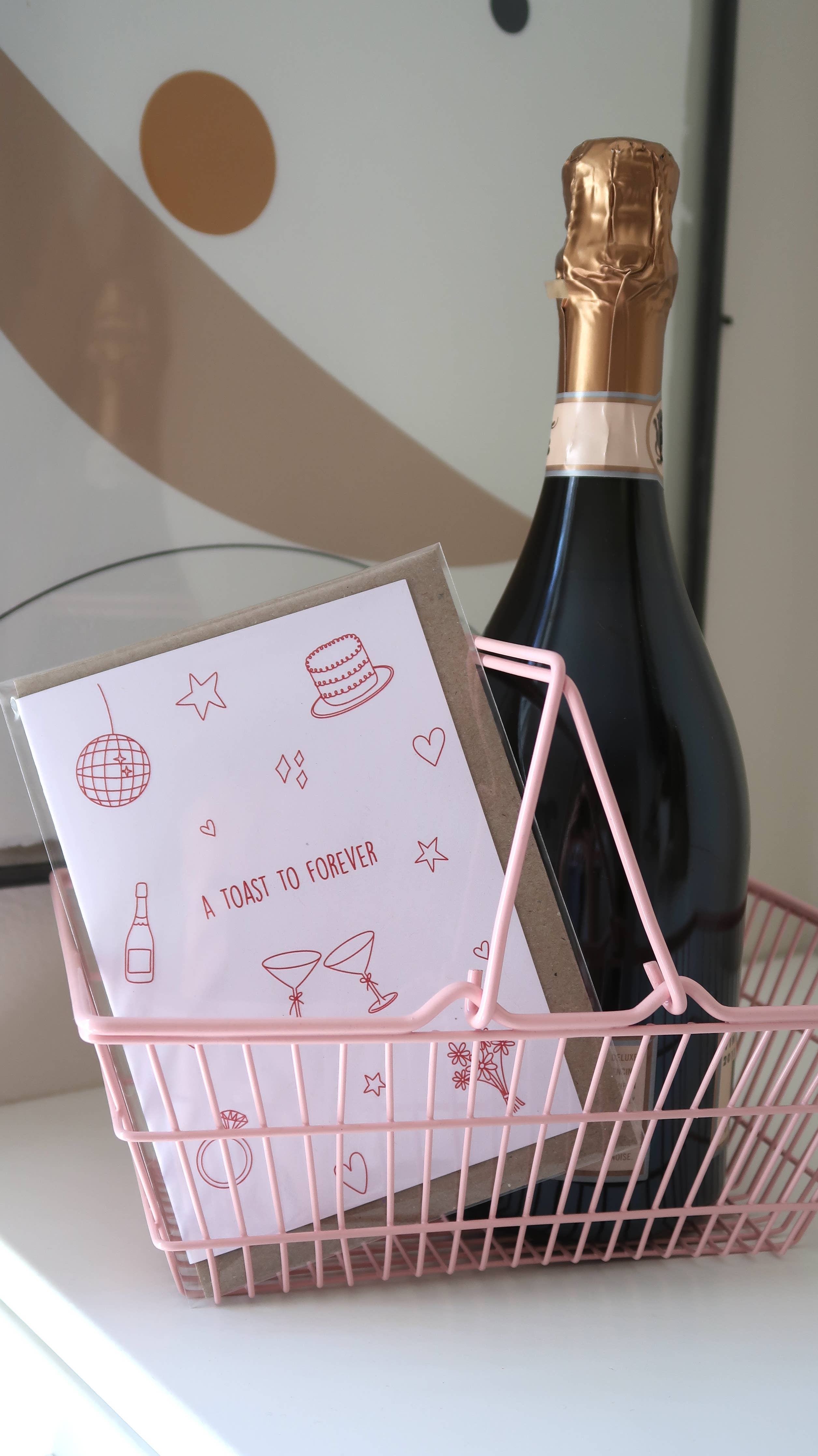 Wedding and engagement card from From Rosalie featuring elegant love-themed design for special celebrations.