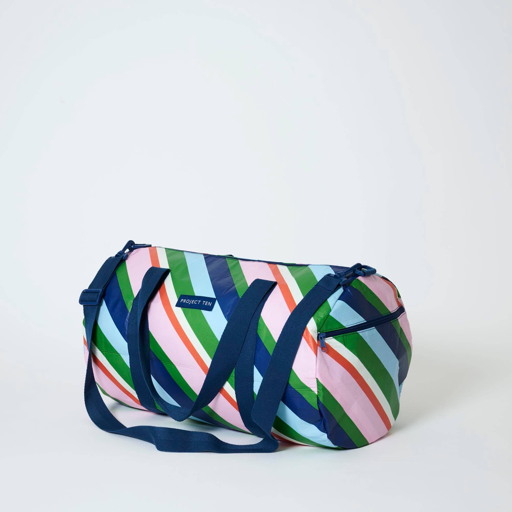 Barrel Bag – Rugby Stripe