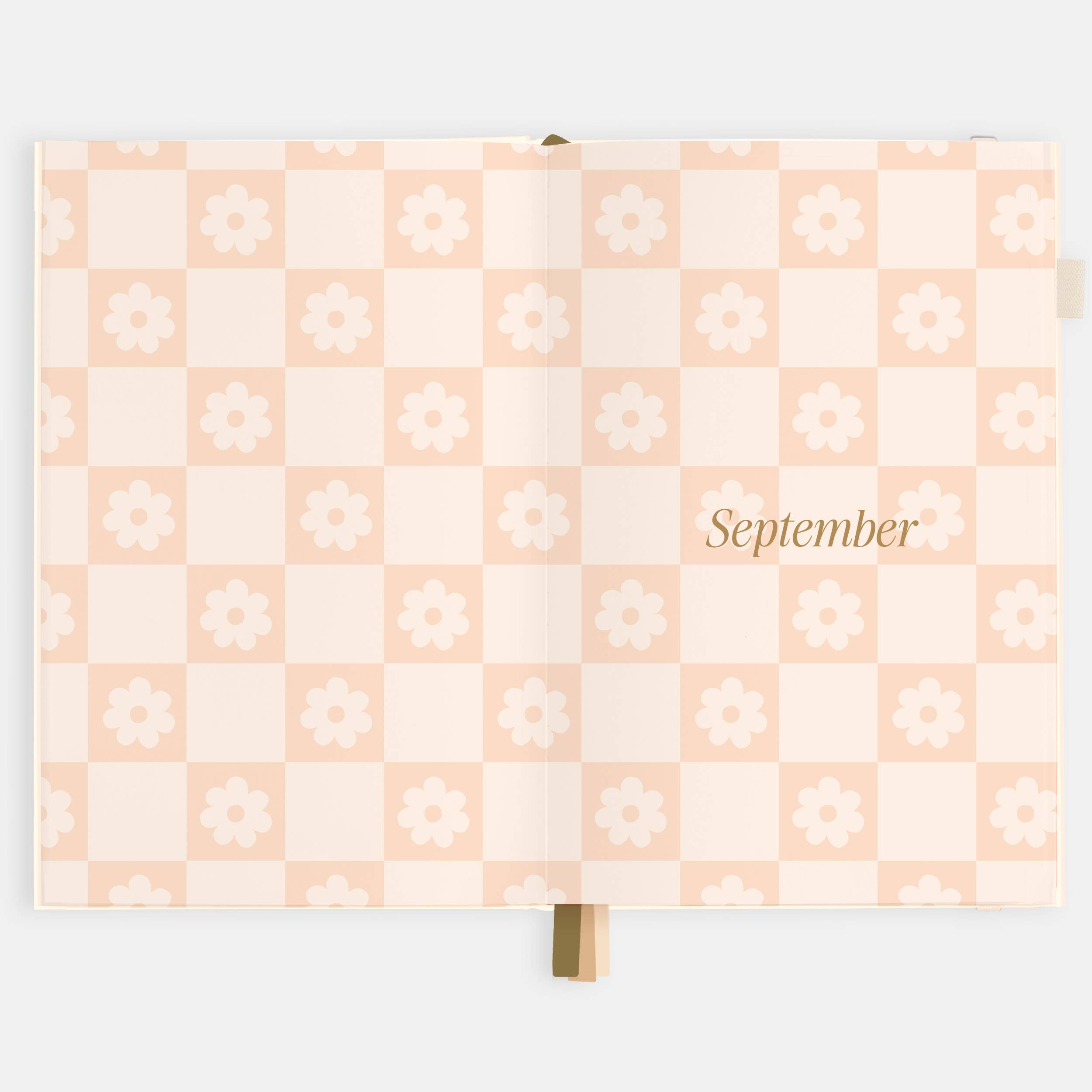 2026 Creme A5 Vertical Planner