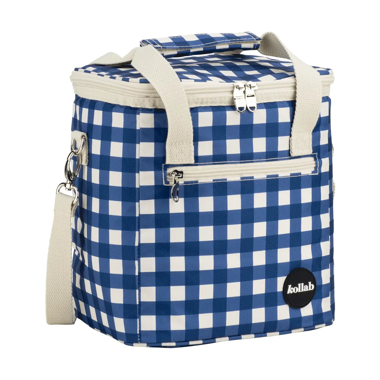 Mini Cooler - Blue Check