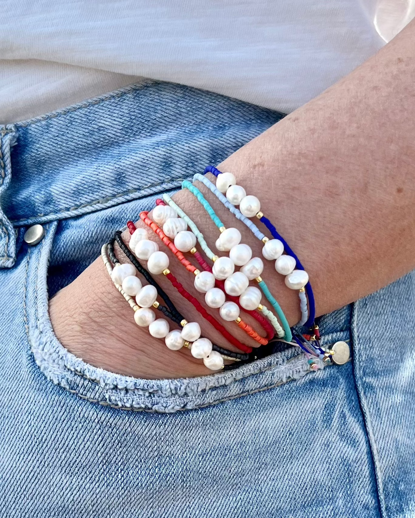 PearlEssence Seed Bead Bracelet