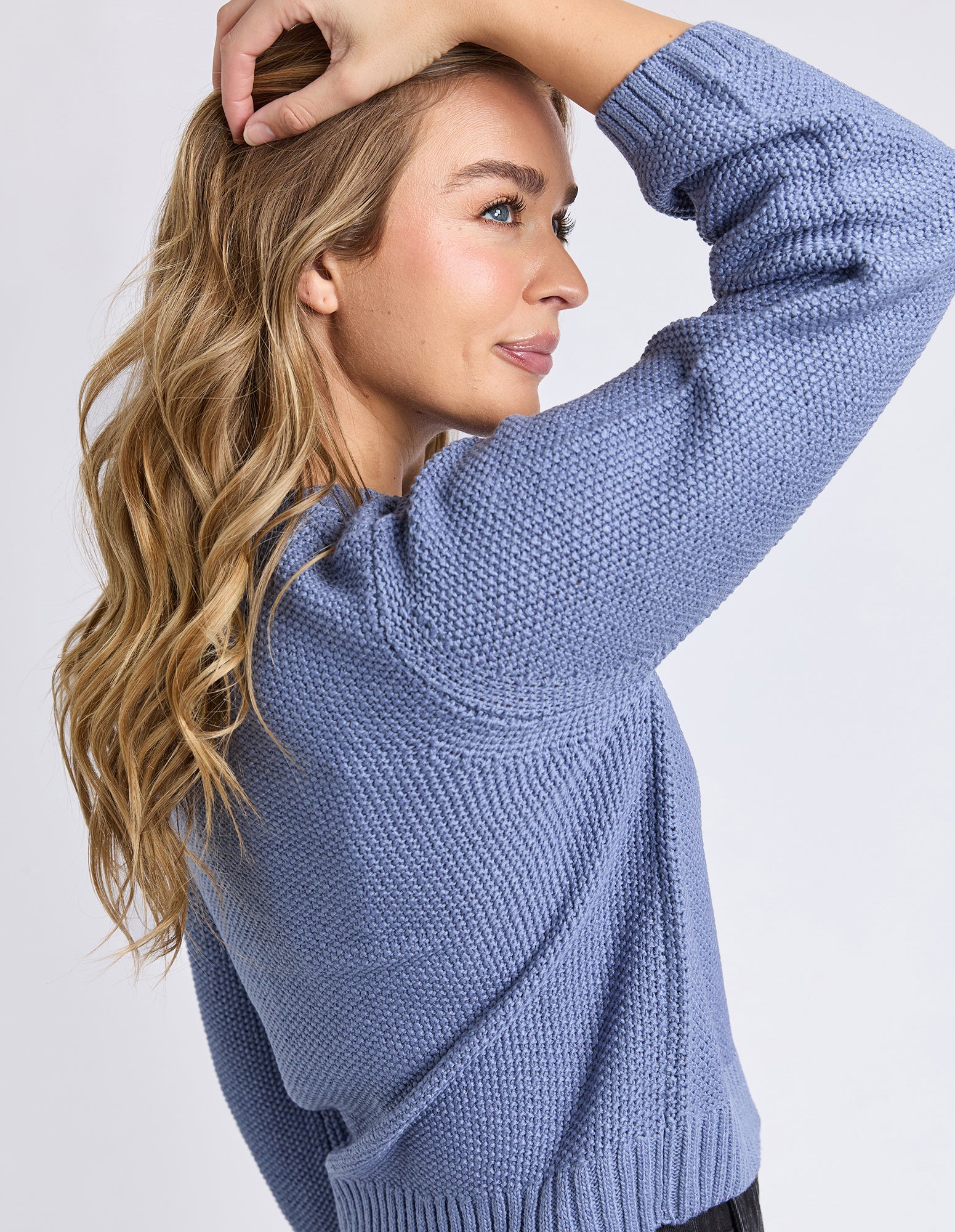 Blair LS Knit - Country Blue