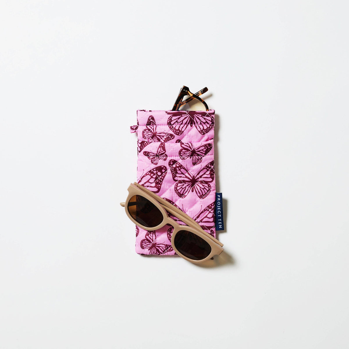Double Glasses Case – Butterfly