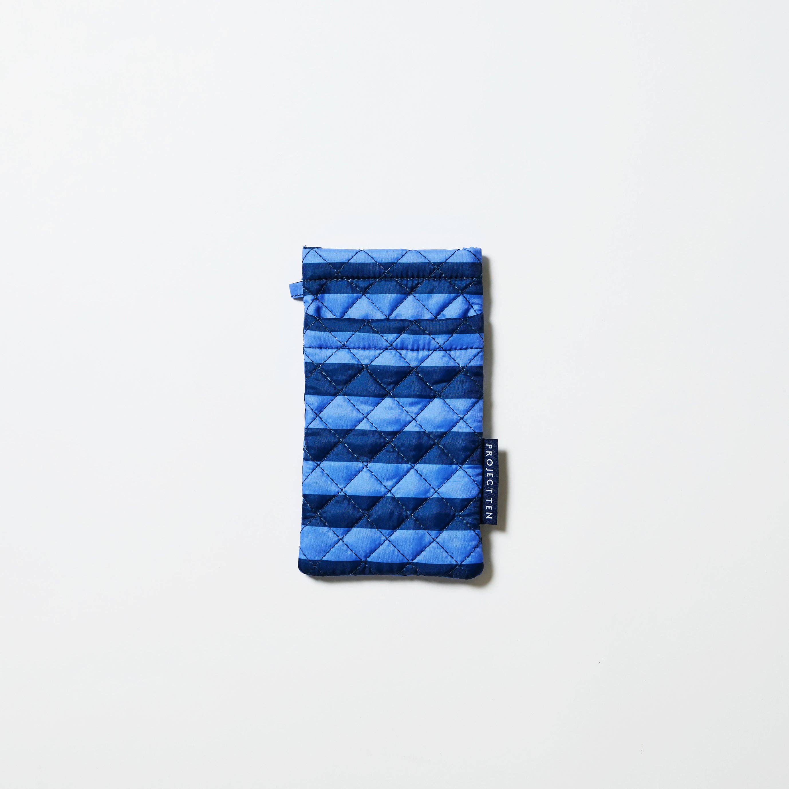 Double Glasses Case – Blue Stripe