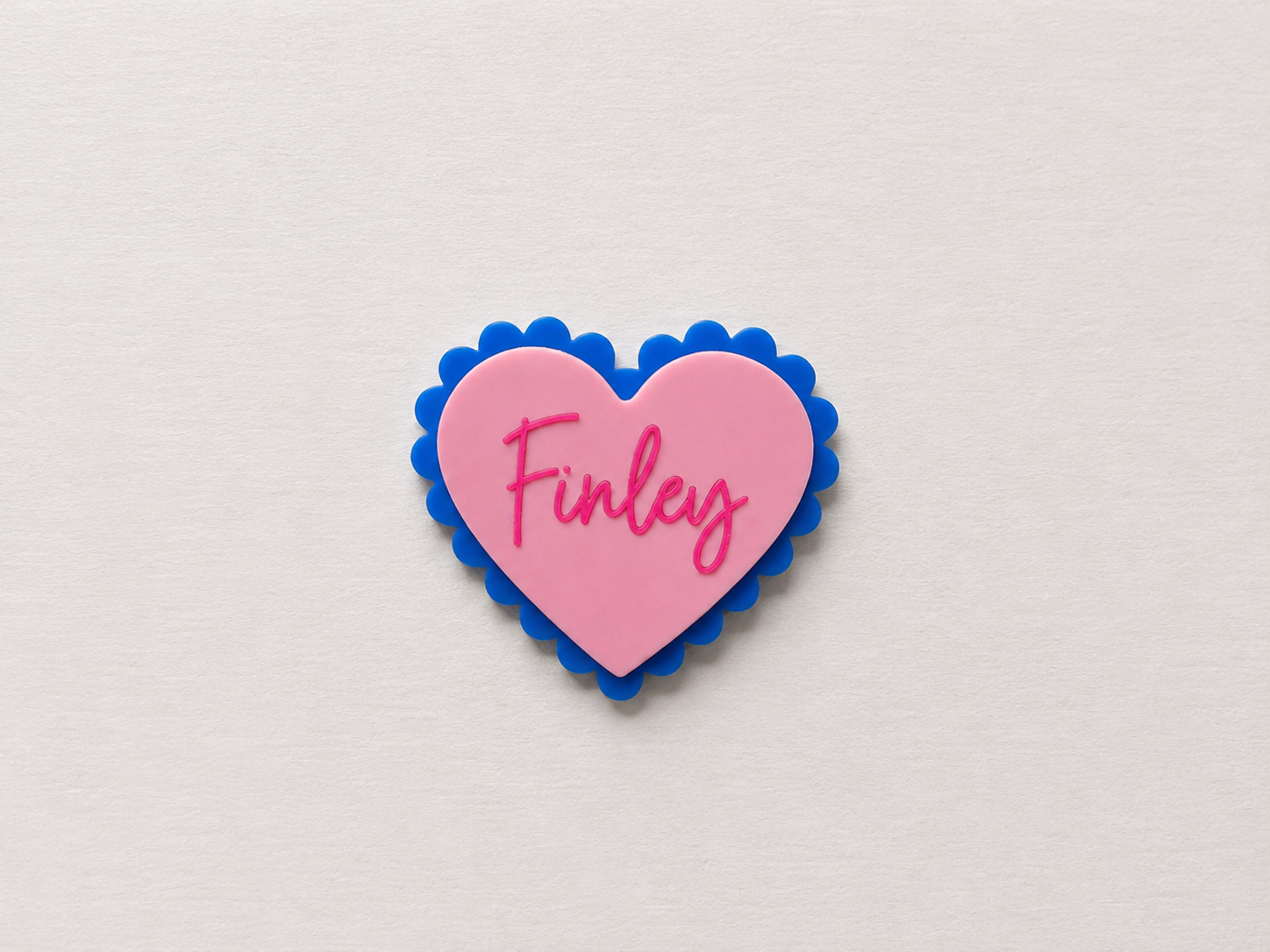 Finley Heart Acrylic Magnet | Finley NSW Souvenir | Fridge Magnet