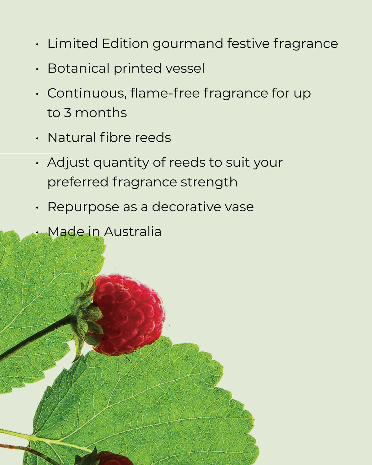 Circa - RASPBERRY & RHUBARB
Fragrance Diffuser 250ml