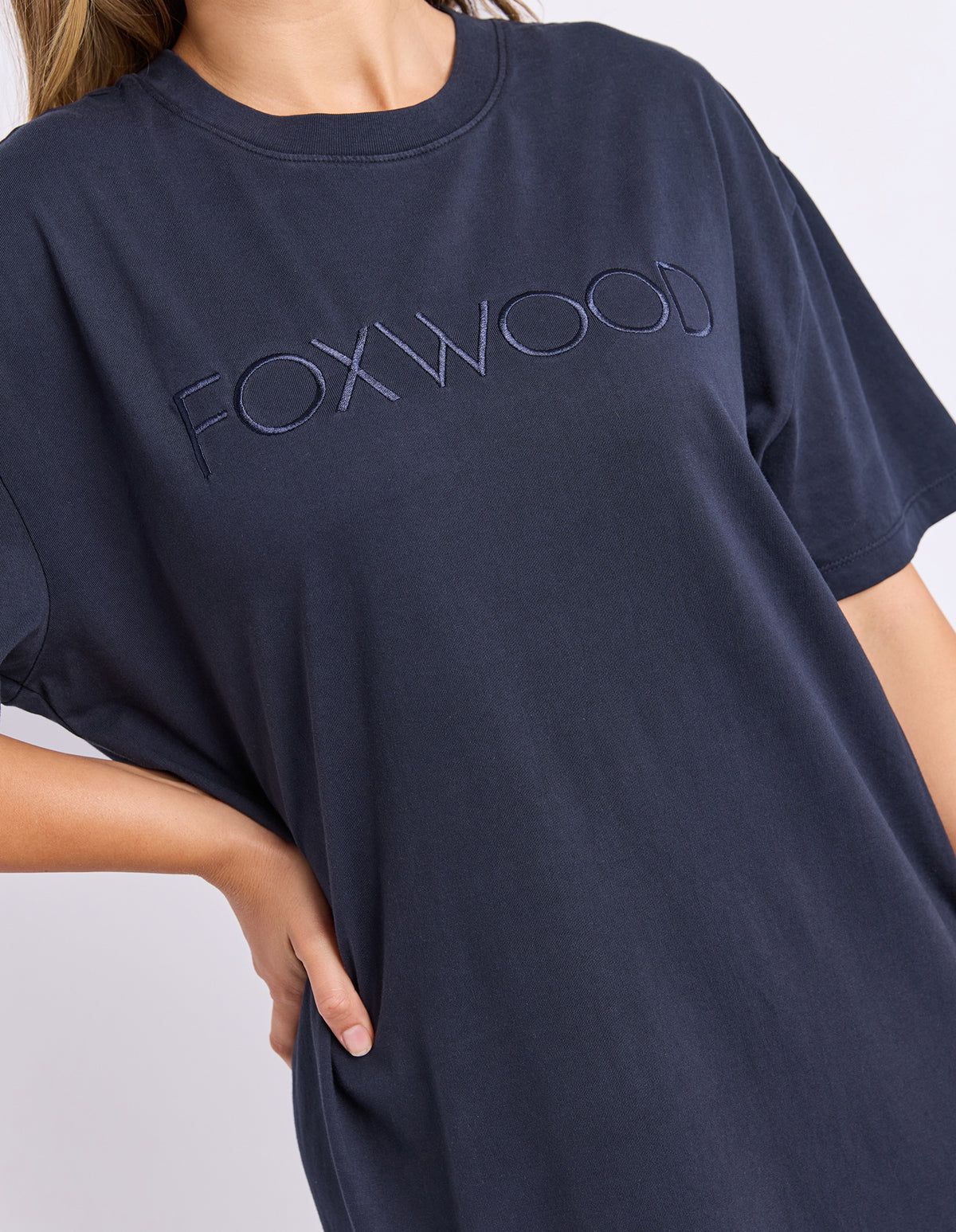 Simplified Tee Dress Navy