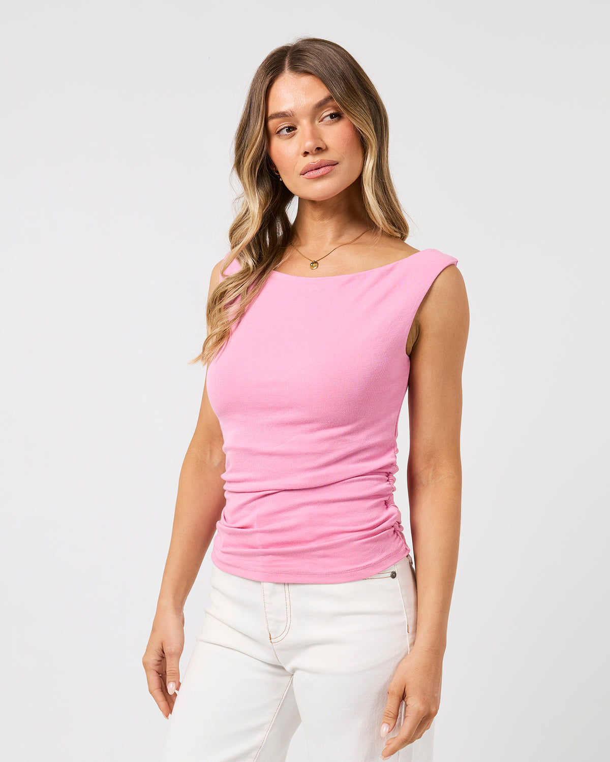 Kylie Off Shoulder Top - Orchid