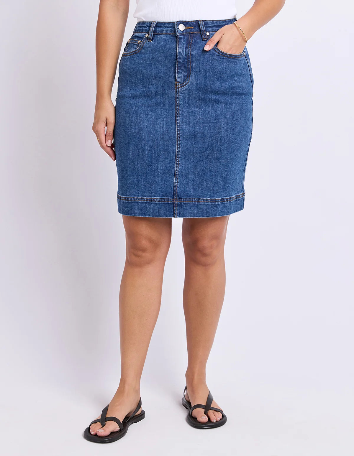 Bower Denim Skirt