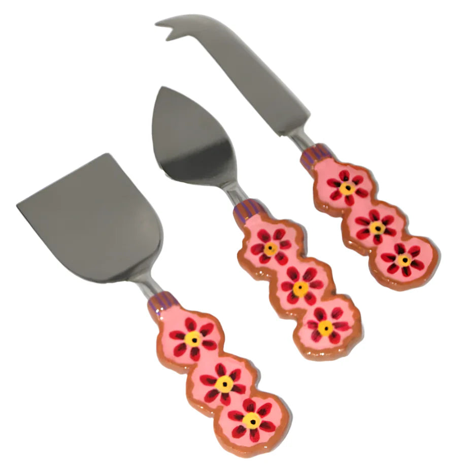 Zinnia Cheese Knife Set