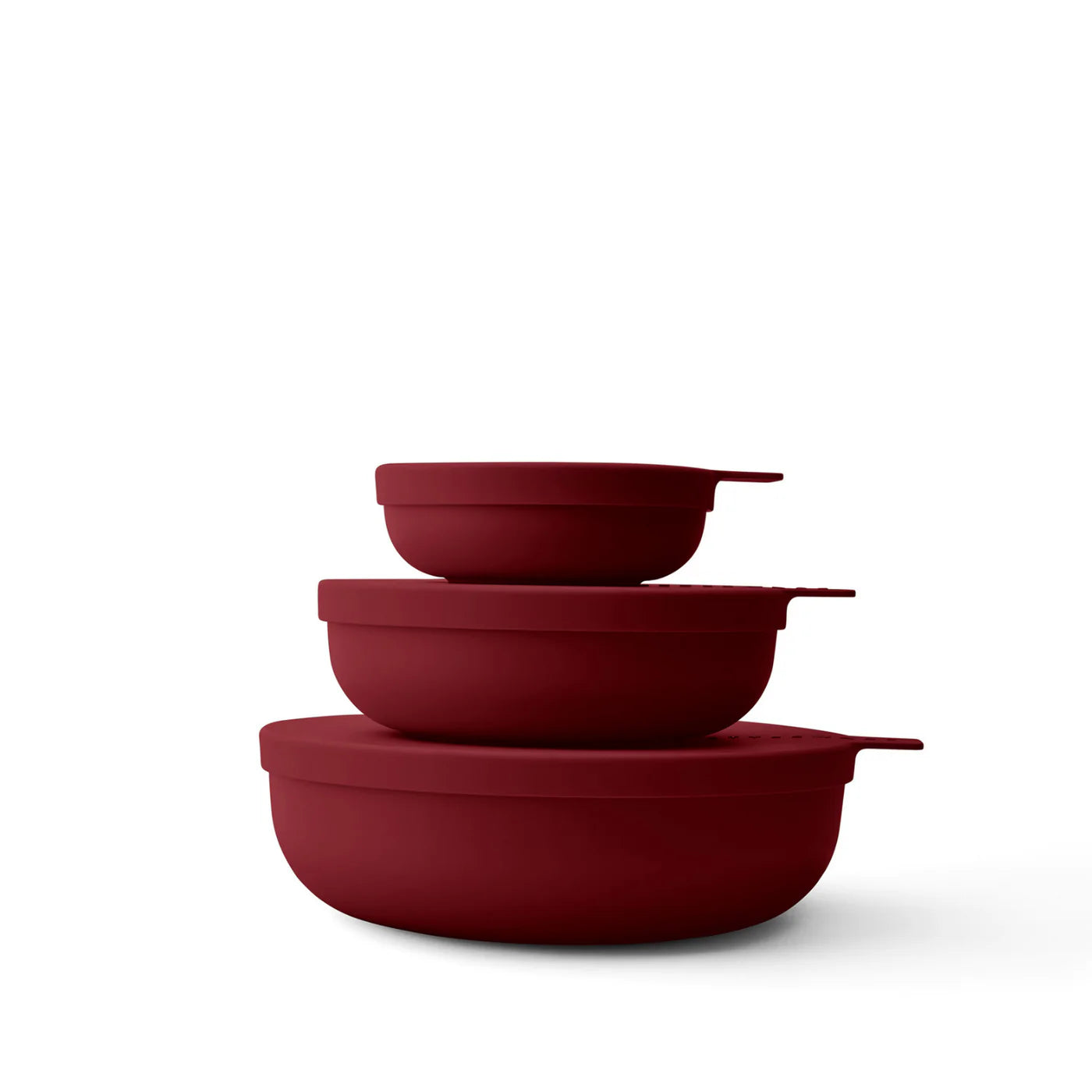 Nesting Bowl 3 Piece Set - Merlot