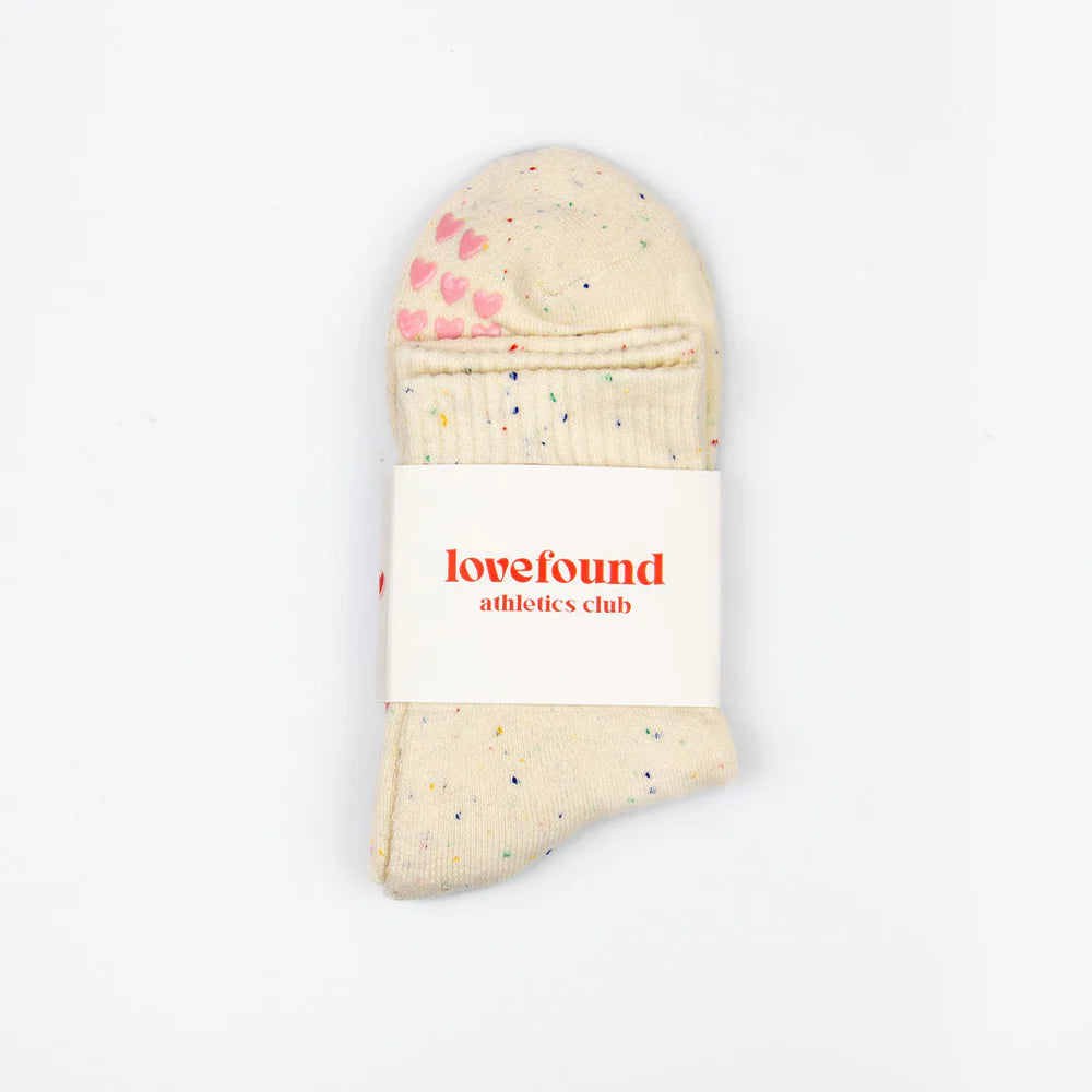 PILATES GRIP SOCKS - COWBOY BOOT SPECKLE