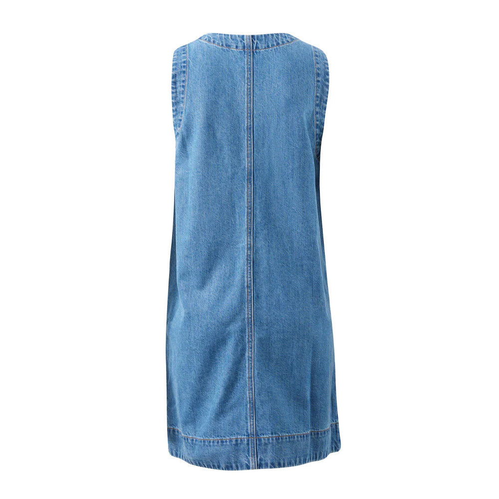 Suki Shift Dress - Fresh Indigo