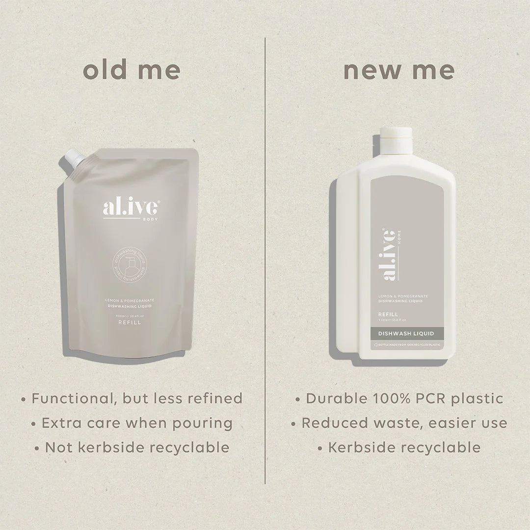 1L Dish Wash Refill - LEMON & POMEGRANATE