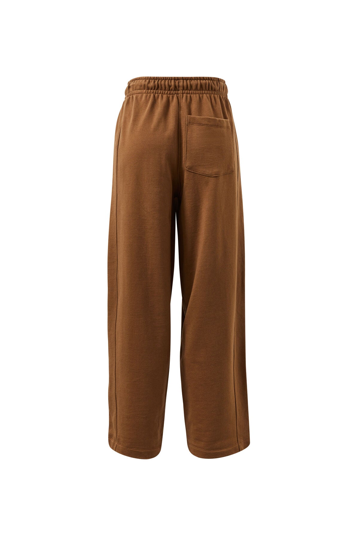 Ceres Life Jenna tapered trackpant in toffee color, showing a comfortable fit and tapered leg design on a model.