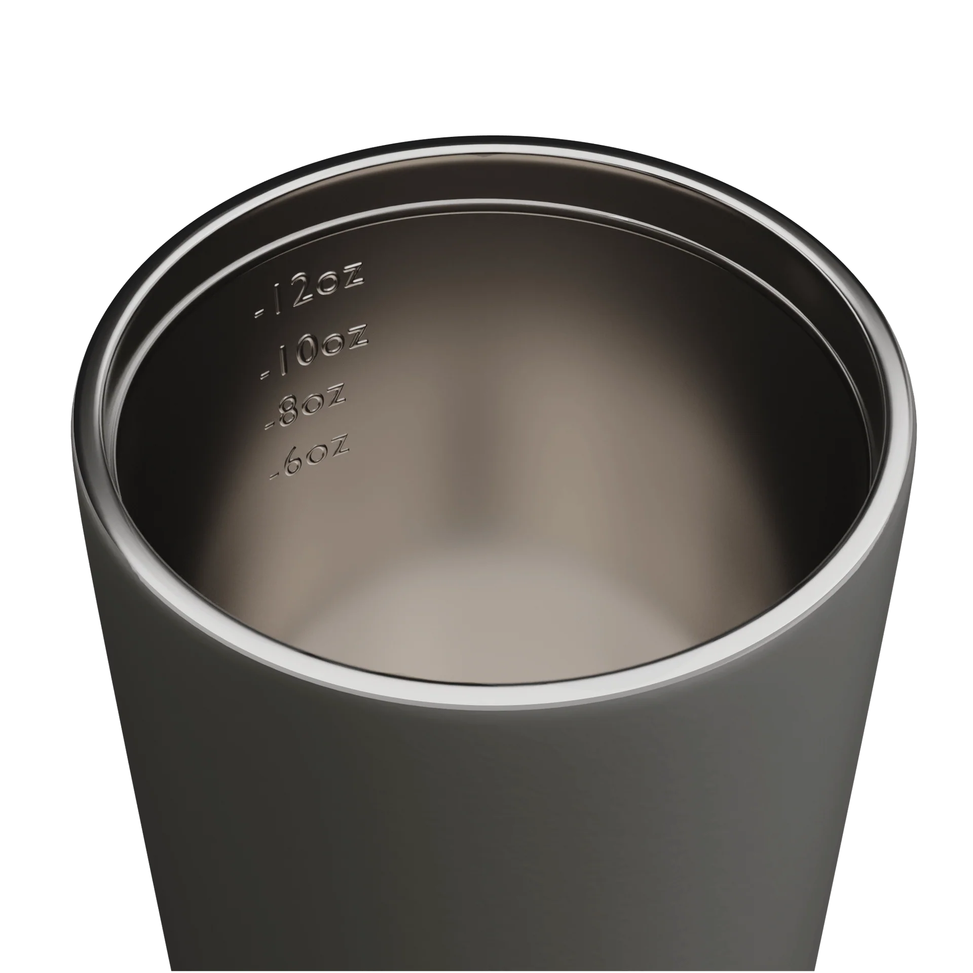 Fressko Camino Slate reusable stainless steel water bottle with 340ml capacity, featuring a sleek slate finish and secure lid.