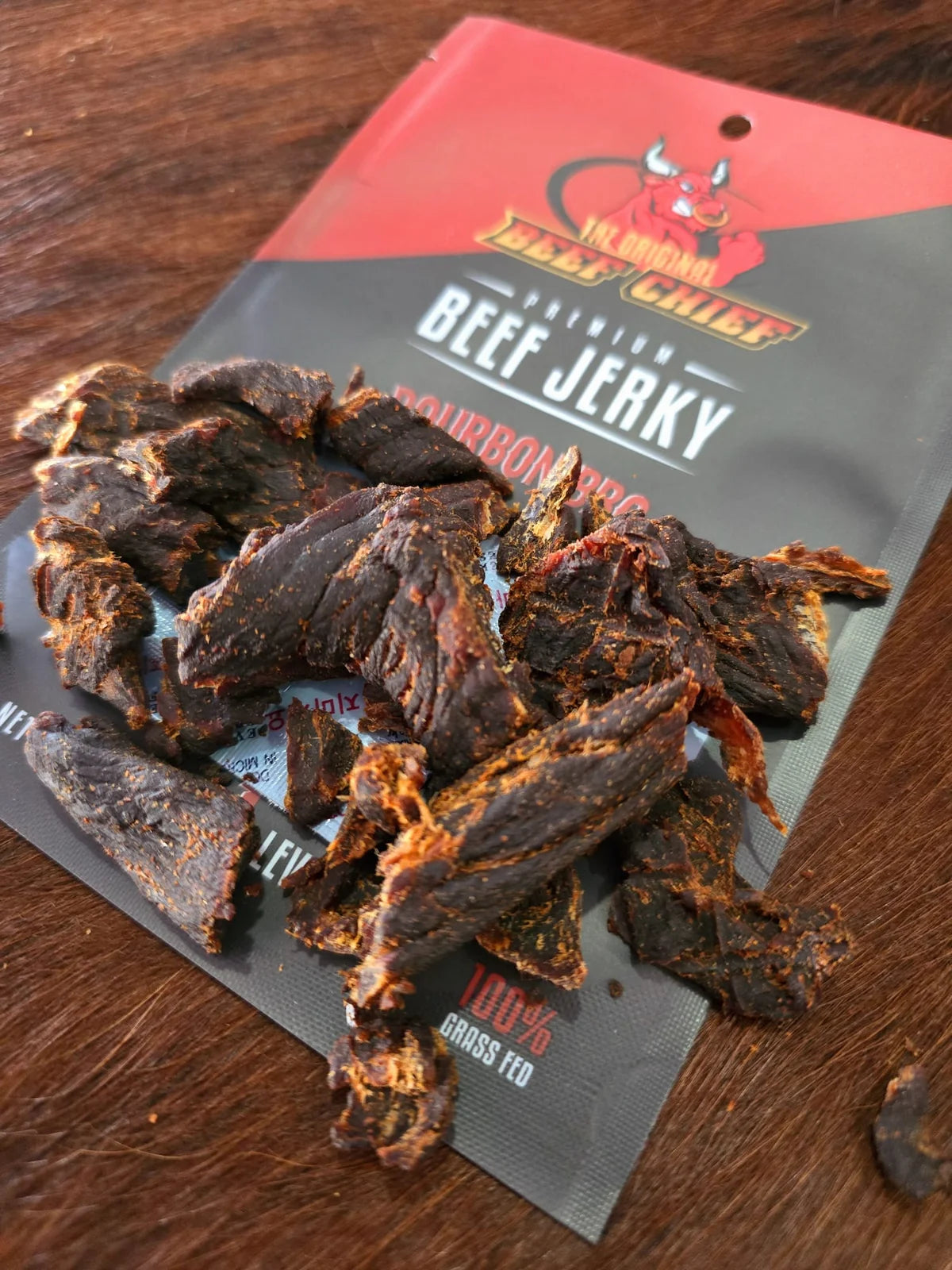 Bourbon BBQ Beef Jerky - 50g