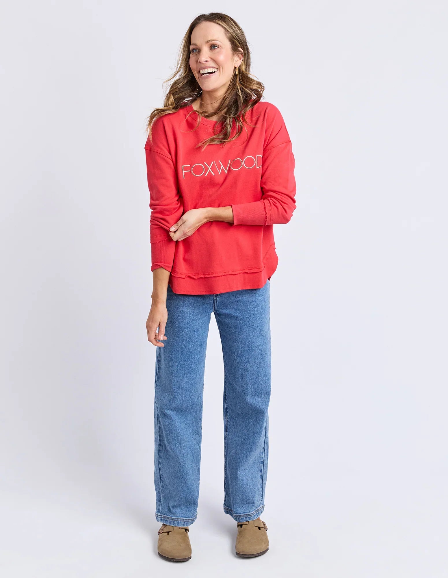 Simplified Metallic Crew in Red