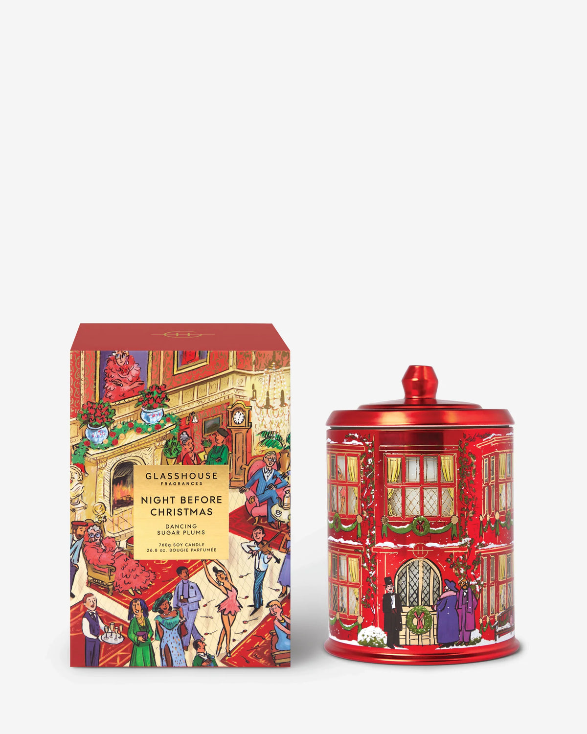 Glasshouse NIGHT BEFORE CHRISTMAS Dancing Sugar Plums - 380g Scented Candle