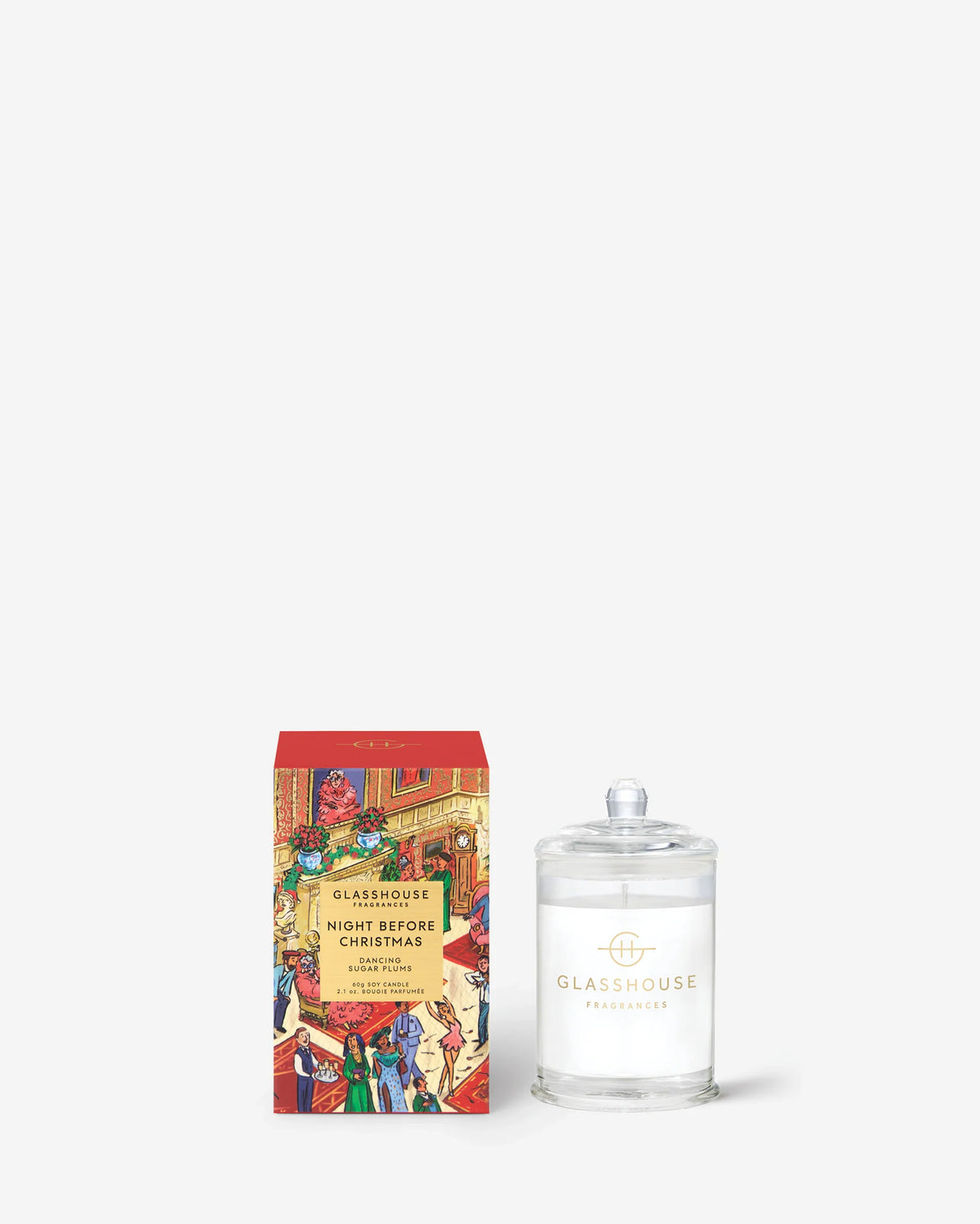 Glasshouse NIGHT BEFORE CHRISTMAS Dancing Sugar Plums - 60g Scented Candle