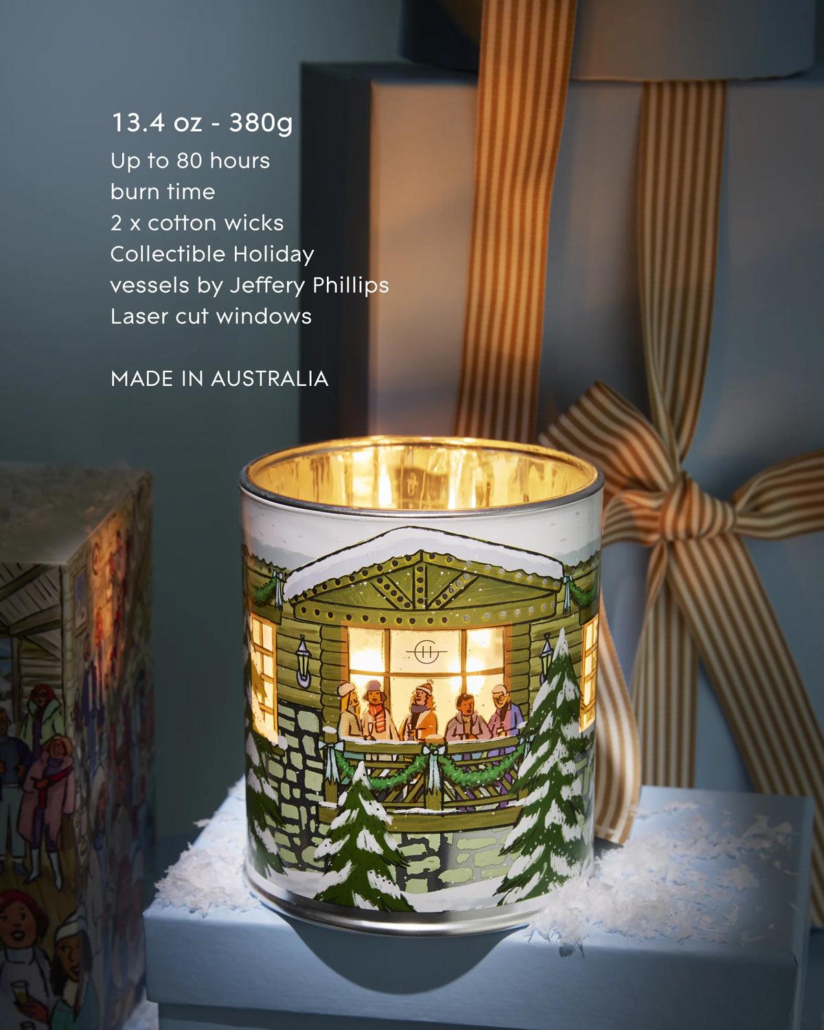 Glasshouse WHITE CHRISTMAS Cedar Leaf & Fruity Clove - 380g