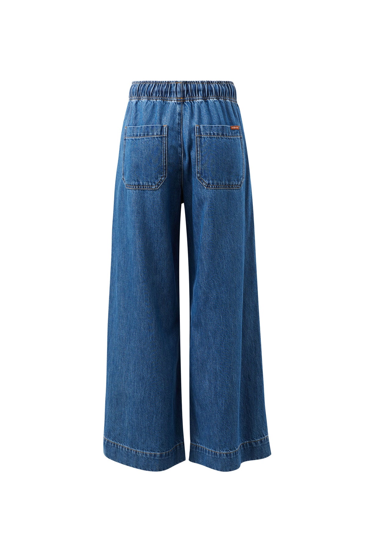 Andie Wide Leg Drawstring Pant - Fresh Indigo