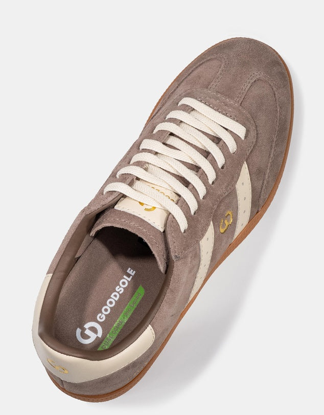 Goodsole 2001 Parallel Suede, Walnut Brown/Ivory
