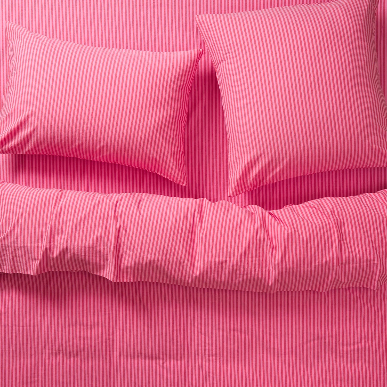 Double Flat Cordell Cotton Sheet - Scarlet