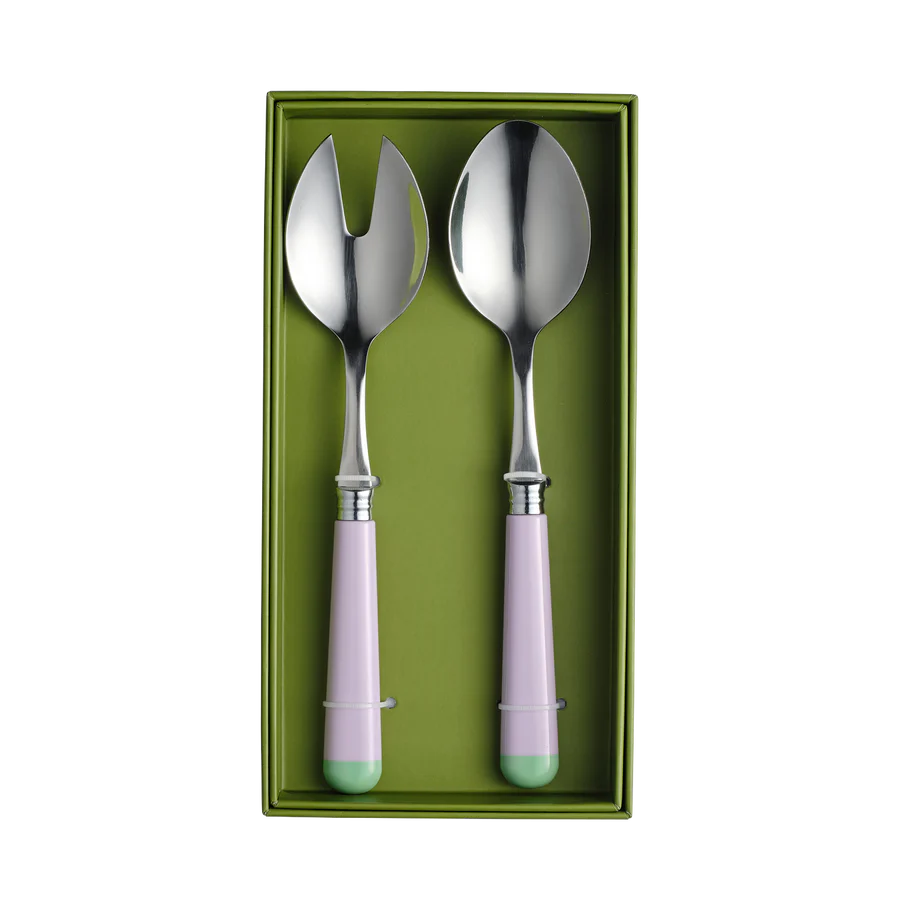 Lilac & Mint Salad Servers
