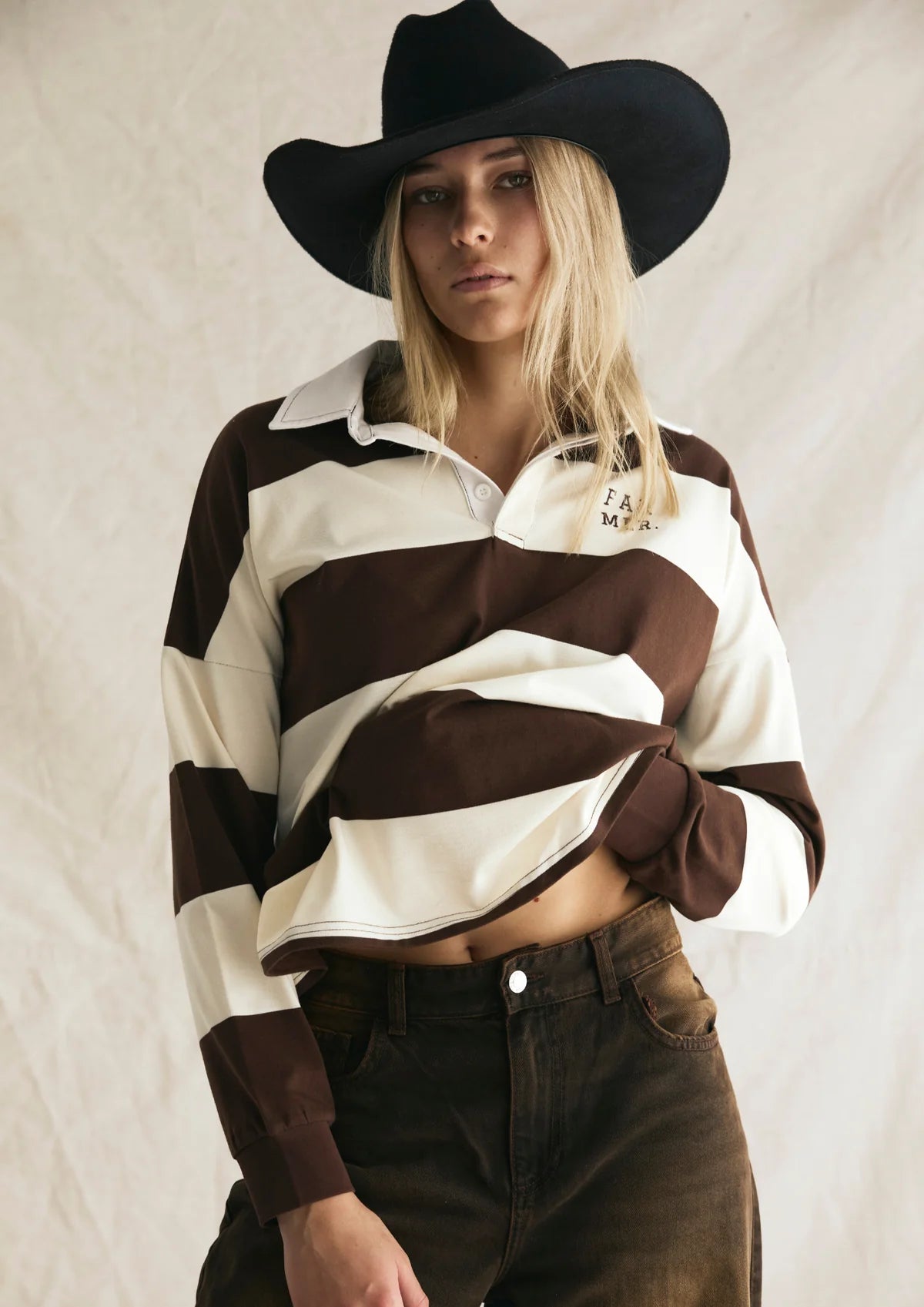 Choc/Cream Farmer Jersey