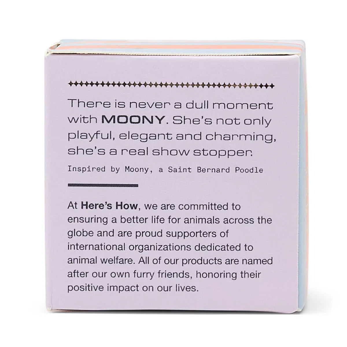 The Moony Glass Stopper - Lilac