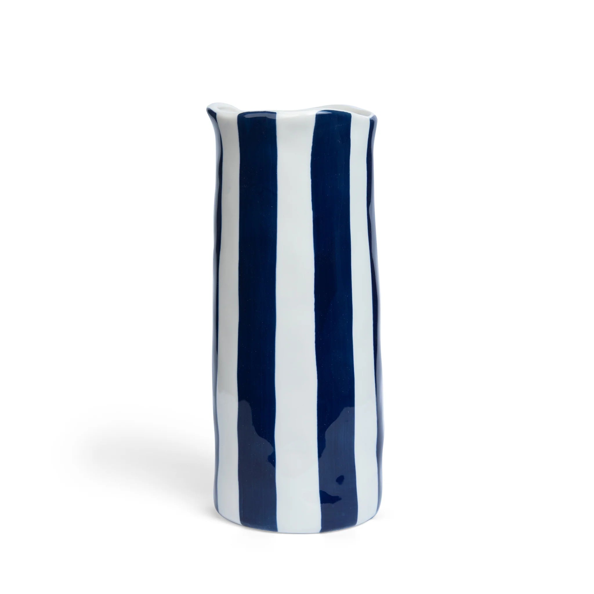 Medium Vase - Navy Stripe