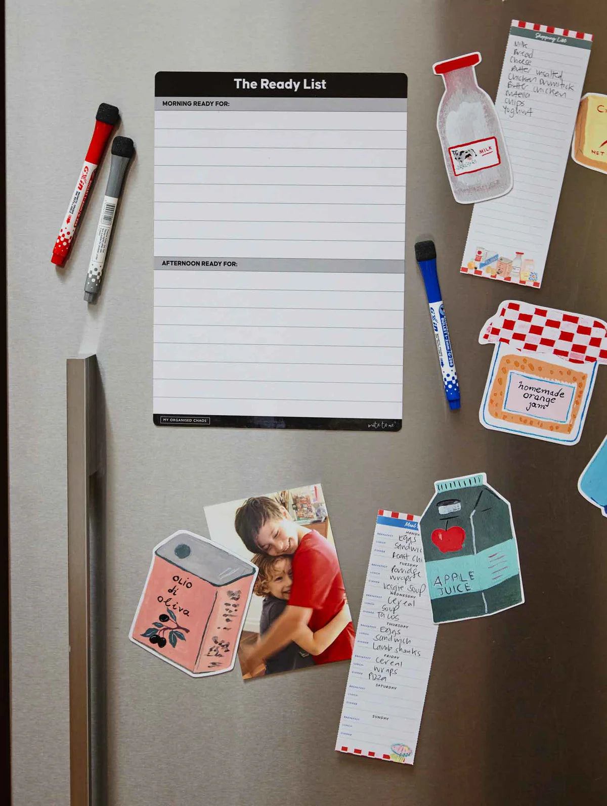 THE READY LIST. MAGNETIC PLANNER