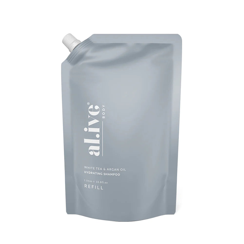 1 Ltr Shampoo Refill - White Tea & Argan Oil