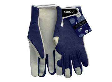 Sprout Goatskin Gloves - Navy