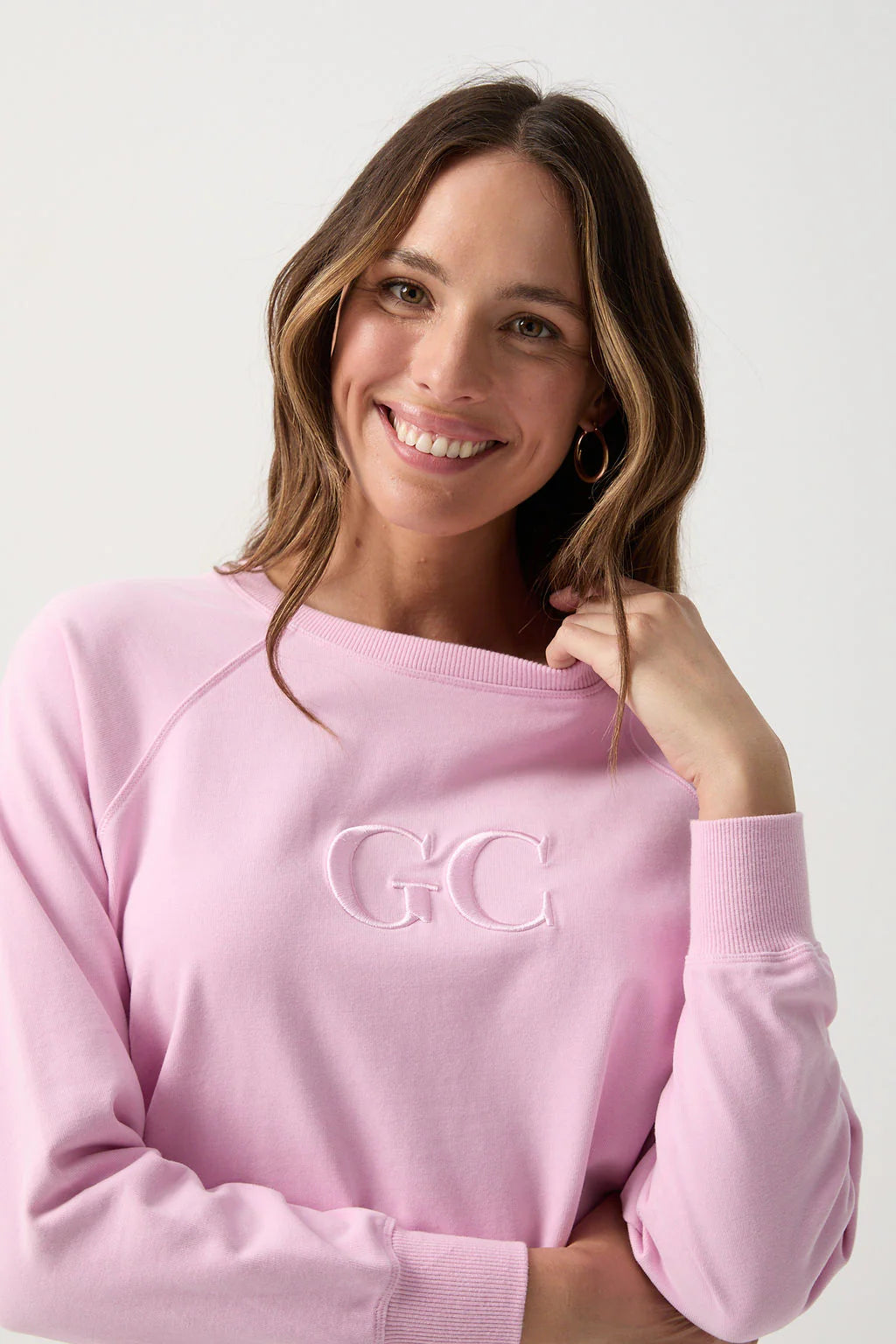 GC Logo Sweater Pink