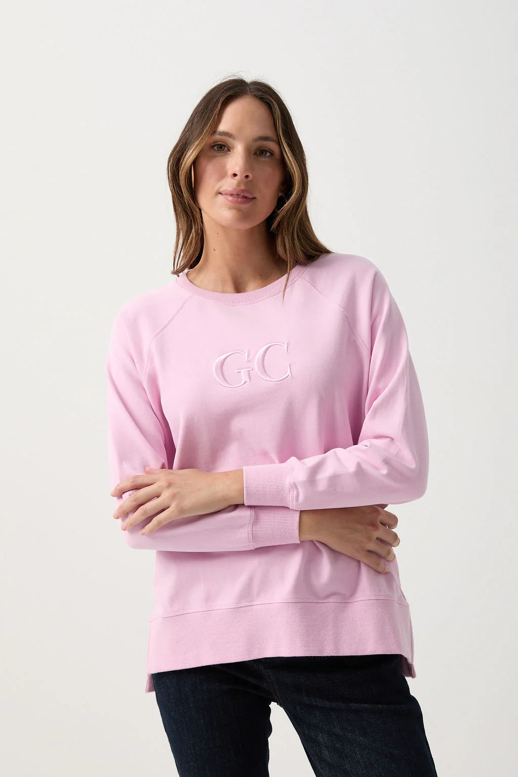GC Logo Sweater Pink