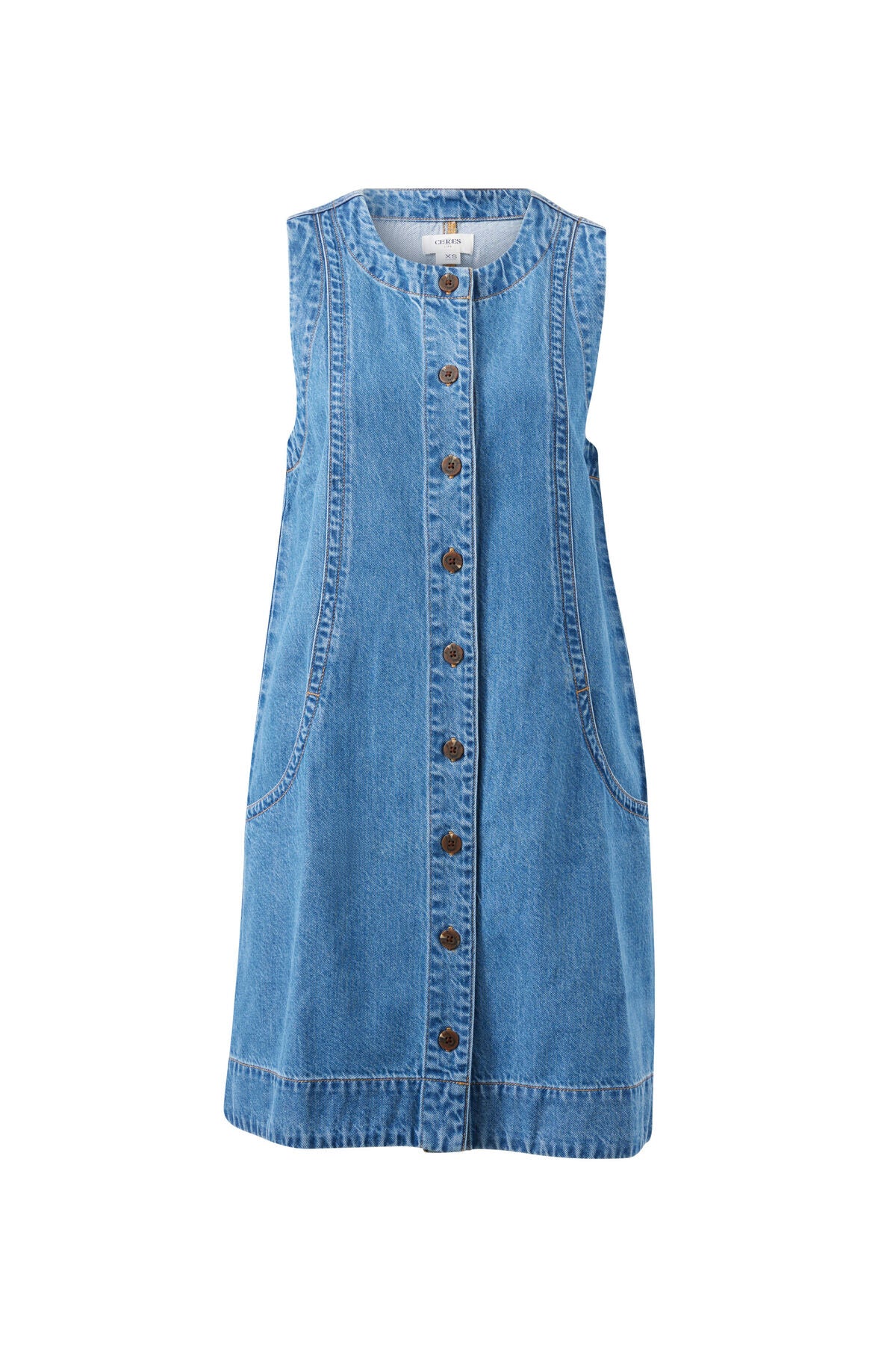 Suki Shift Dress - Fresh Indigo`