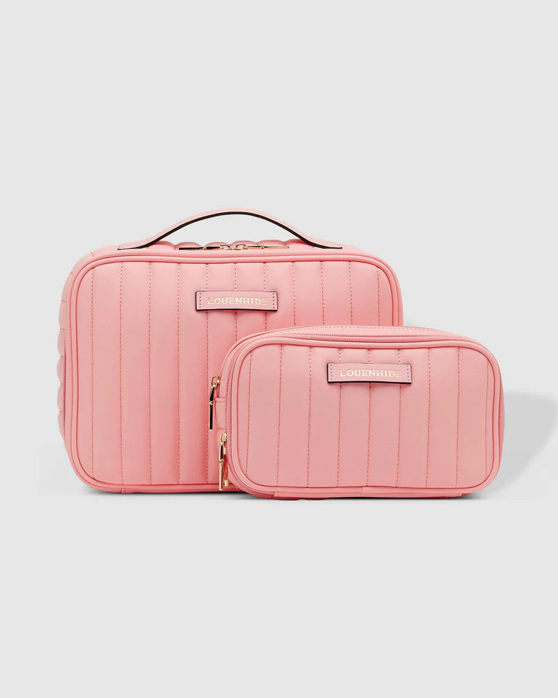 Maggie Rosie Cosmetic Bag Set - Pink