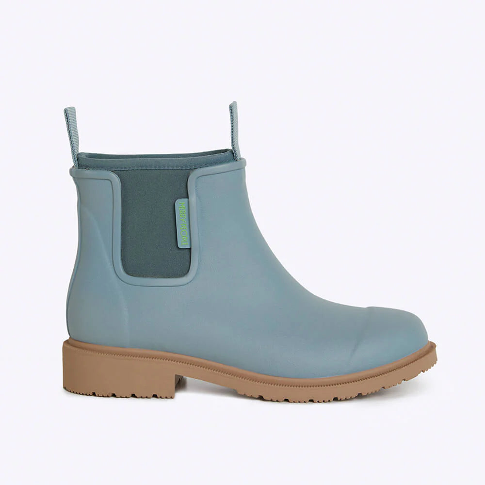 Seafoam Bobbi ankle boot by Merry People featuring a sleek design, rounded toe, and sturdy heel for stylish everyday wear.