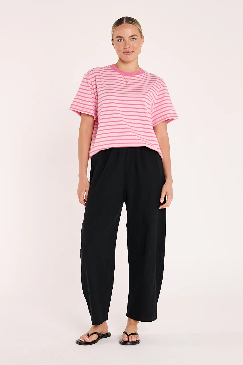 Eleanor Barrel Pant - Black