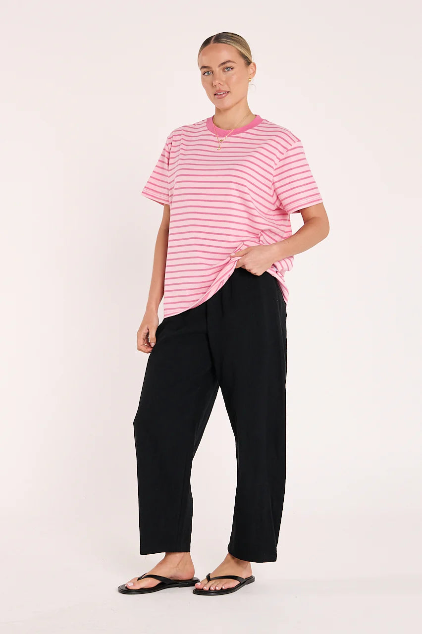 Eleanor Barrel Pant - Black