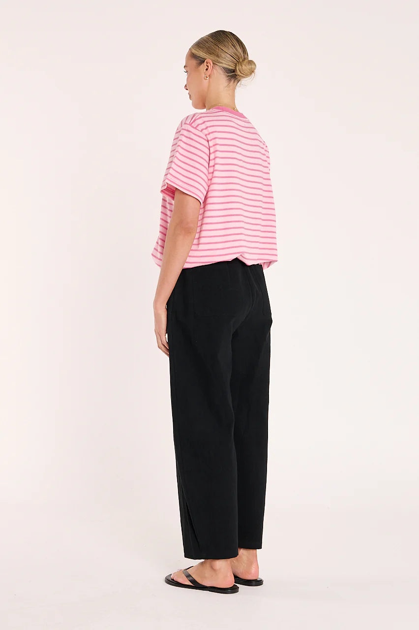 Eleanor Barrel Pant - Black