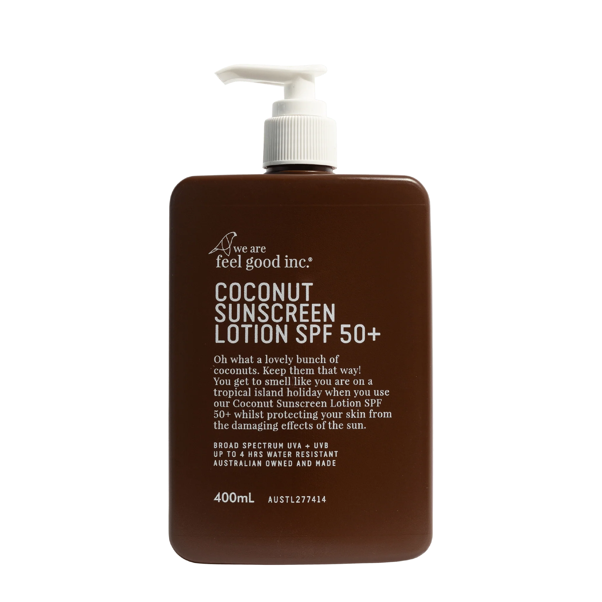 COCONUT SUNSCREEN LOTION SPF50+- 400ml