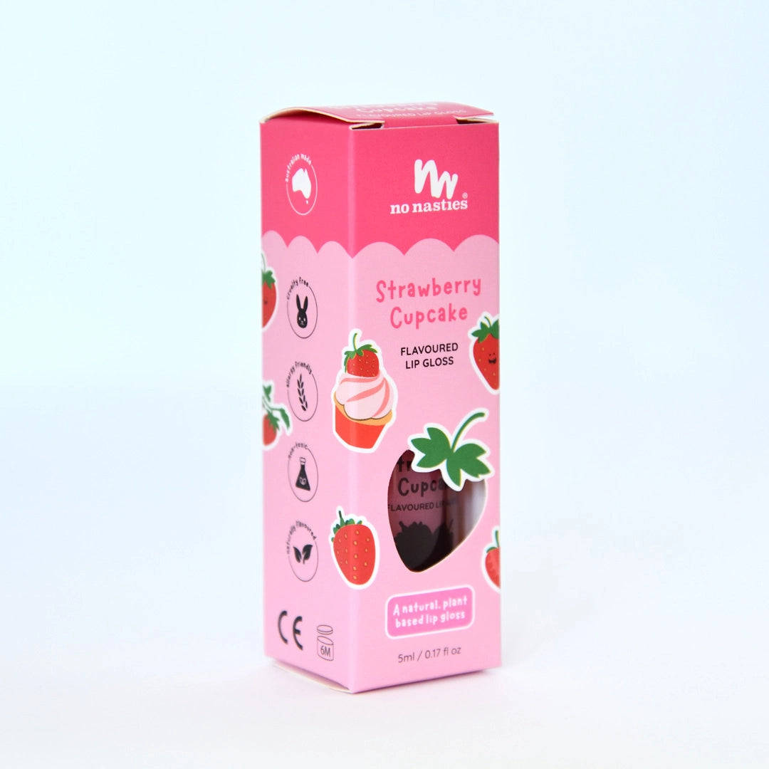 Strawberry Cupcake Flavoured Lip Gloss